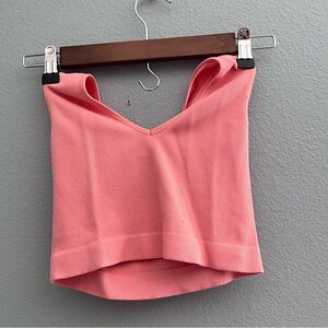 pink halter top